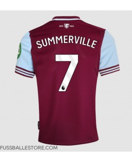 Günstige West Ham United Crysencio Summerville #7 Heimtrikot 2024-25 Kurzarm